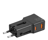 Mobile Origin Travel adapter 25W EU/US/UK/AU black - 1275920 - zdjęcie 5